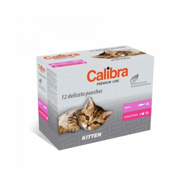 CALIBRA Cat Premium Kitten Pouches multipack - mokré krmi...