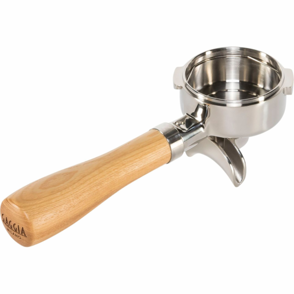 Gaggia Holzsiebträger Doppelaus- lauf Edelstahl und Esche...