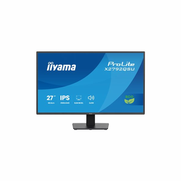 iiyama ProLite/X2792QSU-B1/27"/IPS/QHD/120Hz/3ms/Černá/3R