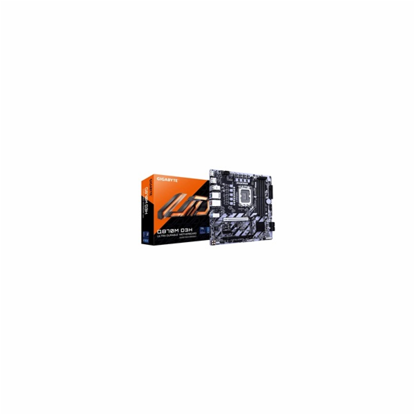 GIGABYTE MB Q870M D3H, Intel Q870, 4xDDR5, DP, HDMI, mATX