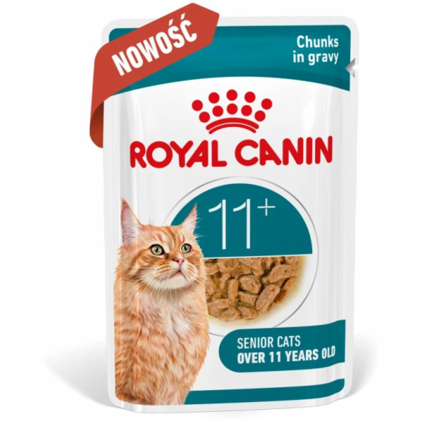 ROYAL CANIN Ageing 11+ Chunks in gravy - mokré krmivo pro...