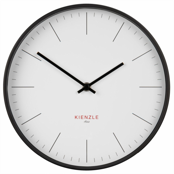 KIENZLE DCF Funk-Wanduhr Modern weiß, 25 cm