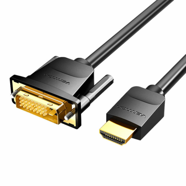 HDMI to DVI (24+1) cable Vention ABFBI 3m, 4K 60Hz/ 1080P...