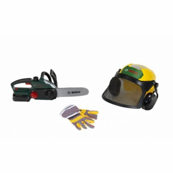 Klein Sada dřevorubců s pilou, štítem a rukavicemi