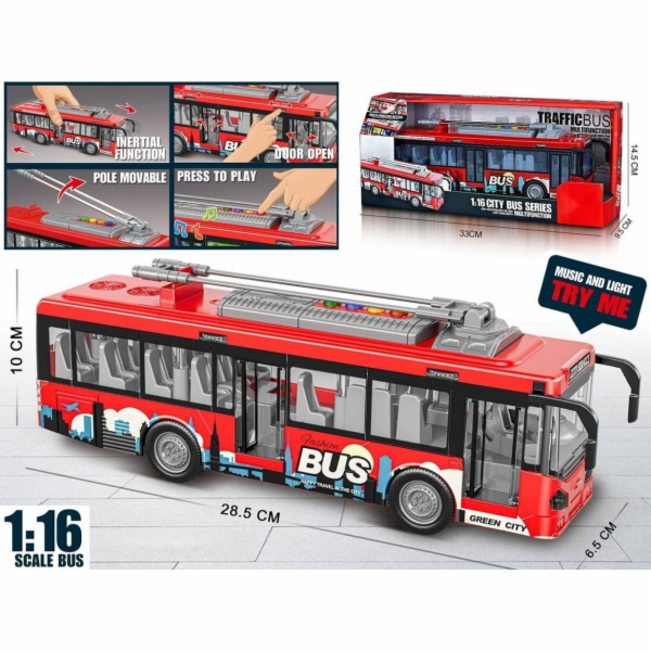 Madej Autobus bez světel, zvuku, otevíracích dveří