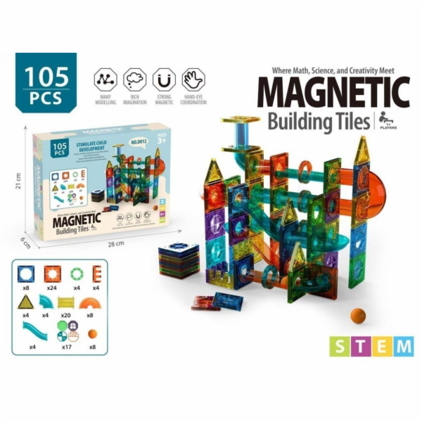Madej Magnetické bloky 105 kusů