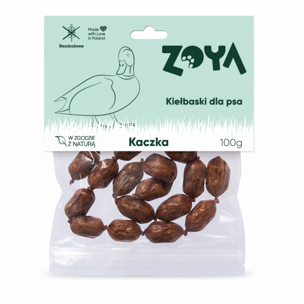 ZOYA Duck sausages - pamlsek pro psa - 100g