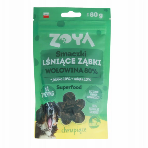 ZOYA Shiny teeth Beef - pamlsek pro psa - 80g