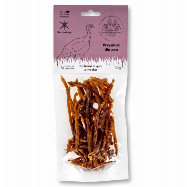 ZOYA Turkey meat - pamlsek pro psa - 80g