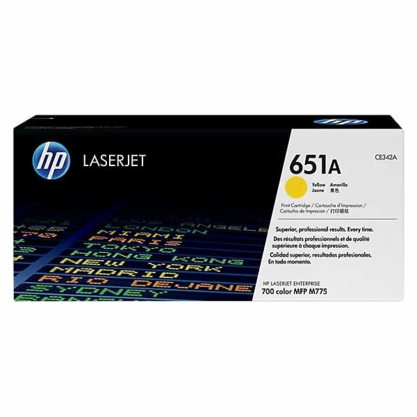 HP CE342AH Yellow Contract Original LaserJet Toner Cartri...