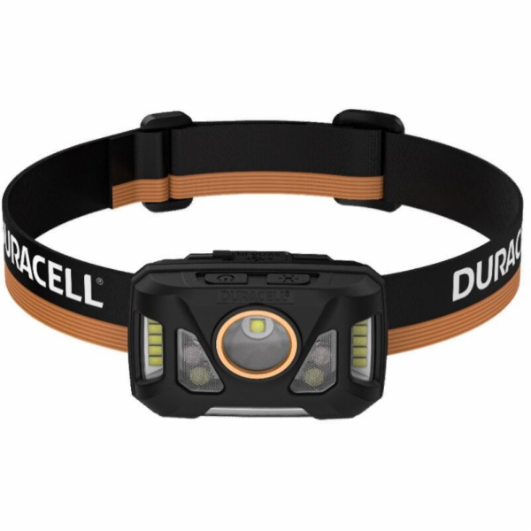 Duracell DH1000R Čelová svítilna černá, oranžová
