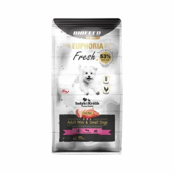 BIOFEED Euphoria Fresh Adult Mini & Small Turkey with rab...