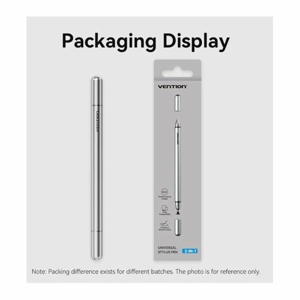 Rysik 2w1 Vention ze stopu aluminium szary