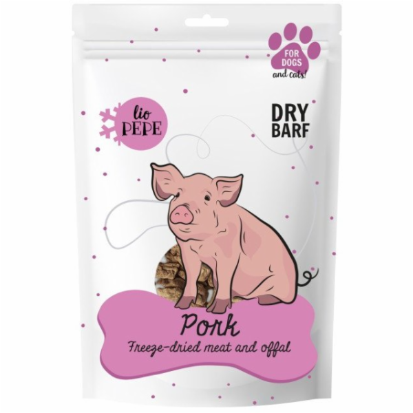 PEPE Lio Pork hearts - pamlsek pro psa - 60g