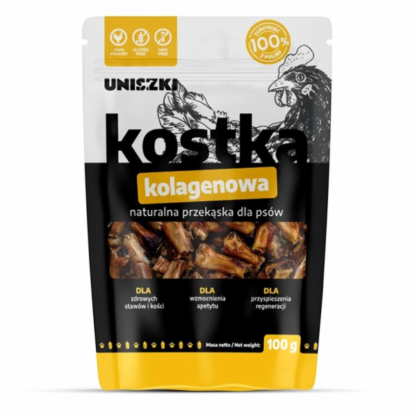 UNISZKI Kolagenová kostka - pamlsek pro psa - 100g