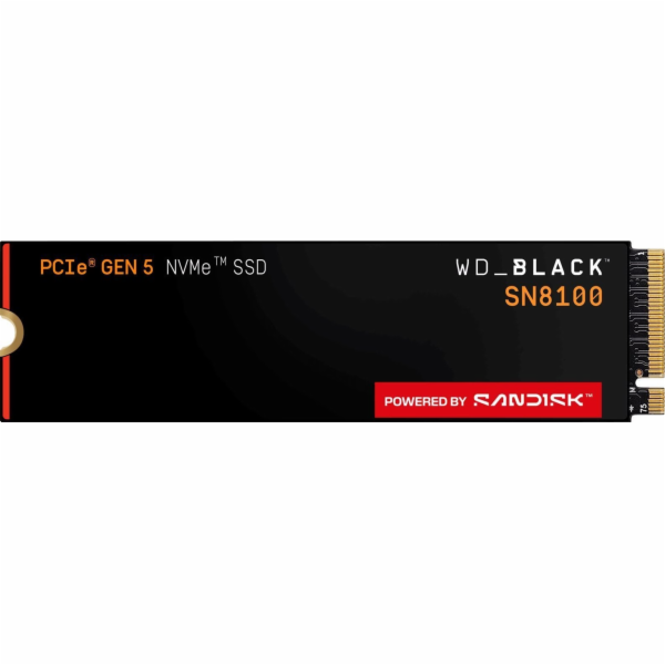 WD BLACK SSD NVMe M.2 8TB PCIe SN8100, PCIe Gen5, (R:1490...