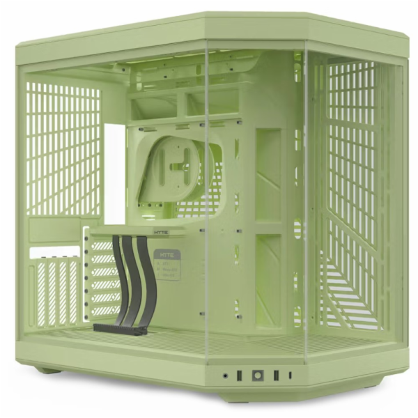 HYTE skříň Y70 Matcha Milk / levé a přední sklo / Riser P...