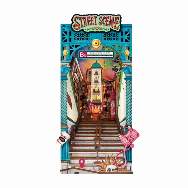 RoboTime 3D skládačka Zarážka na knihy Miniatura domečku ...