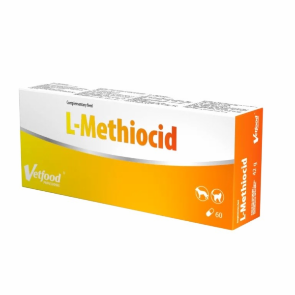 VETFOOD L-Methiocid - doplňky stravy pro psy a kočky - 60ks