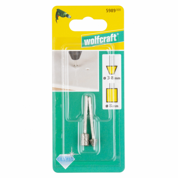 Souprava mini brusek diamant Wolfcraft 5989000