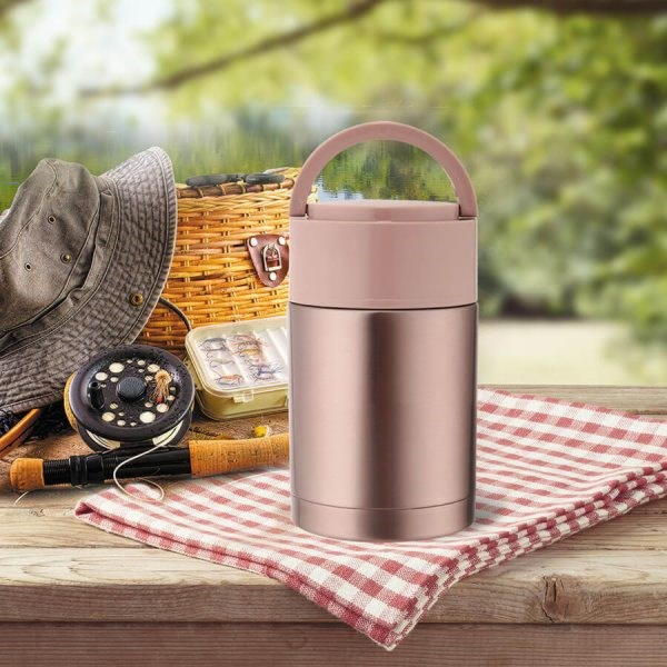 Termoska na večeři Maestro MR-1636-80 800 ml, růžová