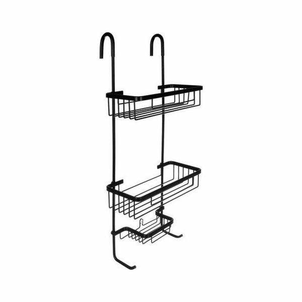 Malatec Obdélníkový sprchový koš černý (00016723)