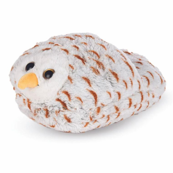 Pantofel Cozy Noxxiez CS914 Sněžná sova - hřejivý plyšový 