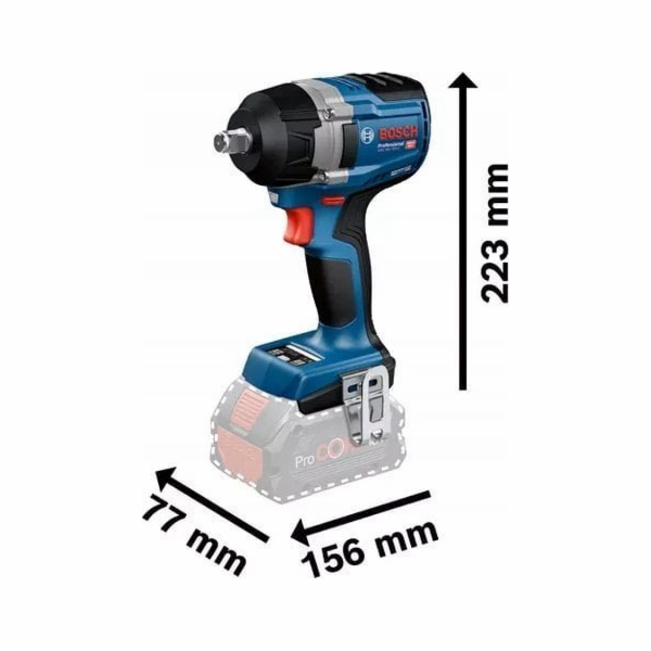 Bosch akumulátorový rázový utahovák GDS 18V-750 C Profess...