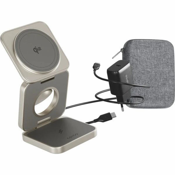 EPICO UltraBase Qi2 3in1 Fold Alu Mag+ Wireless Charging ...