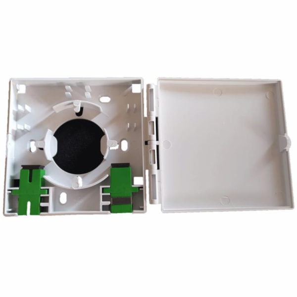 Optická nástěnná zásuvka SJ-FTTH-MN-4-2 2 portová