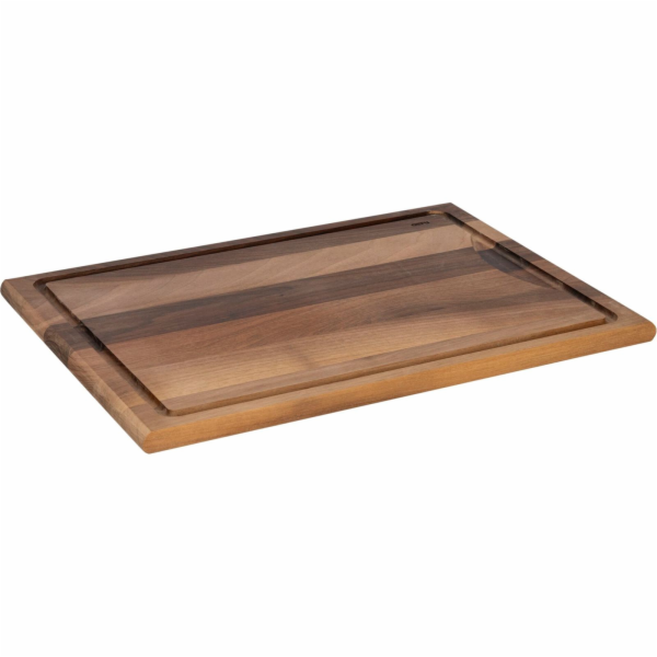 Gefu ENNO Cutting Board large  with juice groove, walnut ...