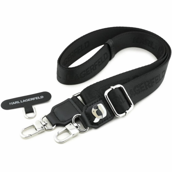 Karl Lagerfeld Univerzální nášivka s poutkem a kovovým lo...