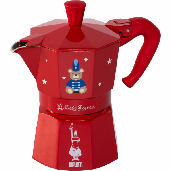 Bialetti Moka Express 3TZ rot Joyful Memories