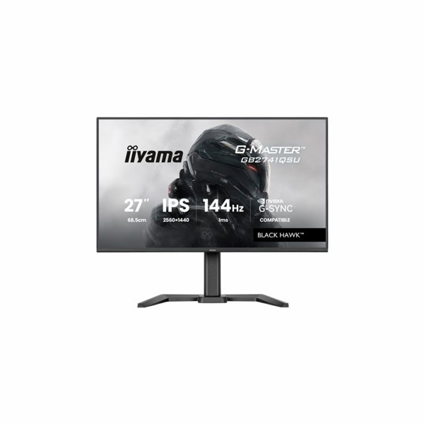 iiyama G-Master/GB2741QSU-B1/27"/IPS/QHD/144Hz/1ms/Černá/3R