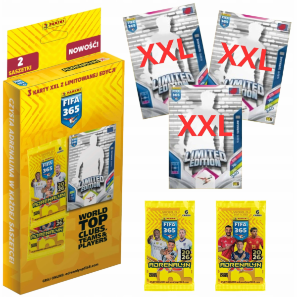 Panini Kolekcja FIFA 365 2026 karty v blistru XXL