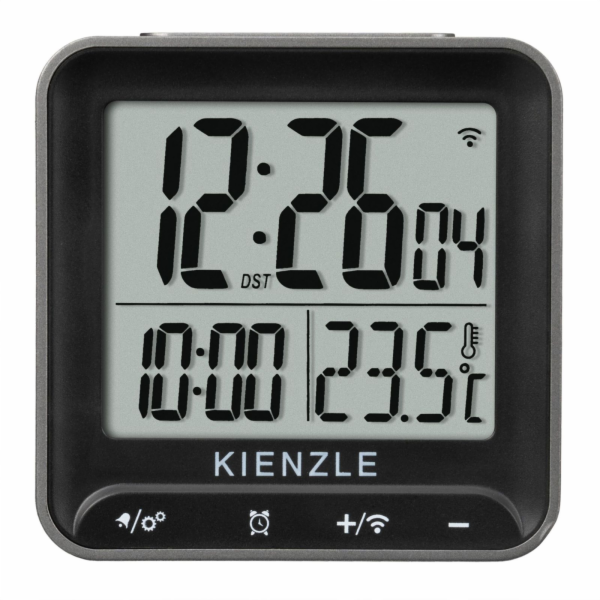 KIENZLE Digitaler Funkwecker Quadratisch