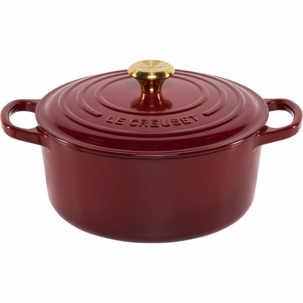 Le Creuset Signature Bräter rund 22 cm rot
