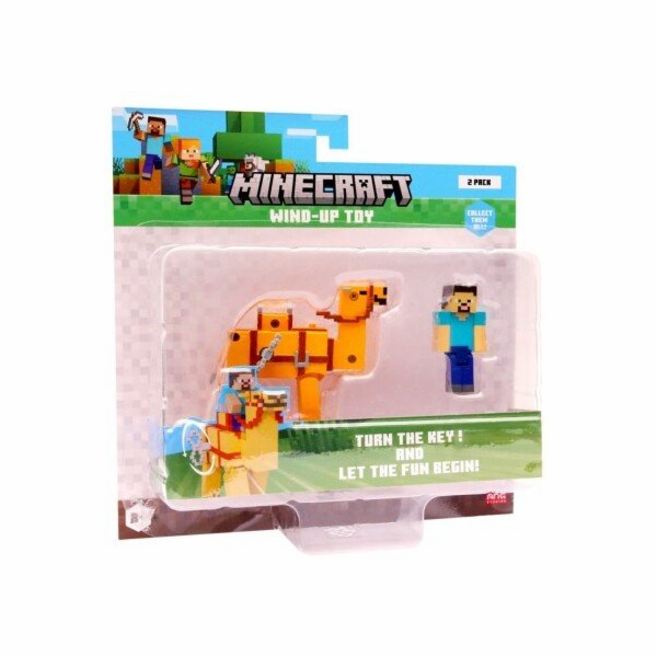 MINECRAFT S2 3D WIND-UP TOY - STEVE & CAMEL