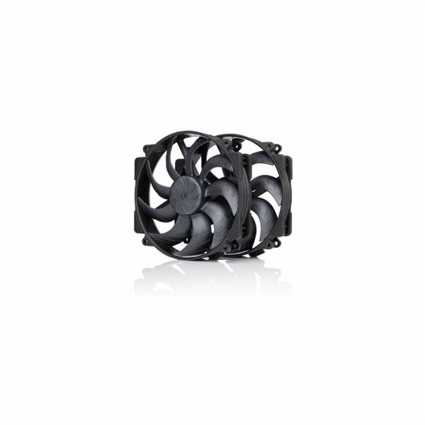 NF-A14x25r G2 PWM Sx2-PP chromax.black - sada dvou ventil...