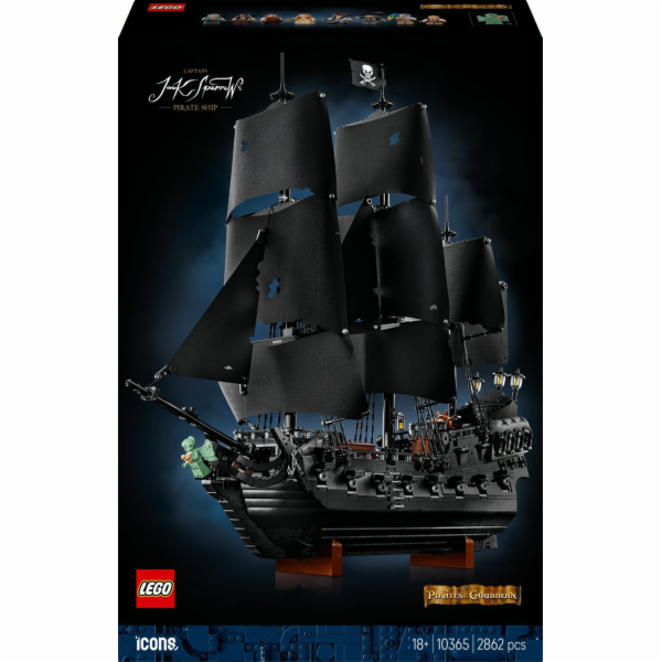 LEGO ICONS 10365 Pirátská loď kapitána Jacka Sparrowa