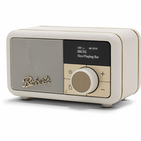 Roberts&nbsp;Radio&nbsp;Revival&nbsp;Petite&nbsp;2&nbsp;DAB+&nbsp;/&nbsp;FM,&nbsp;krémová