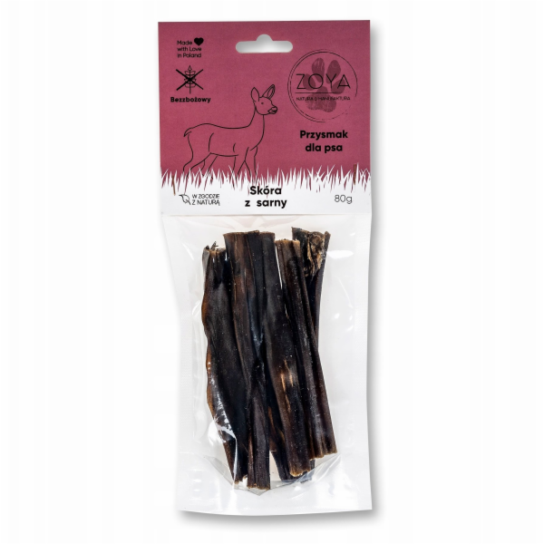 ZOYA skóra z Sarny przysmak dla psa 80g