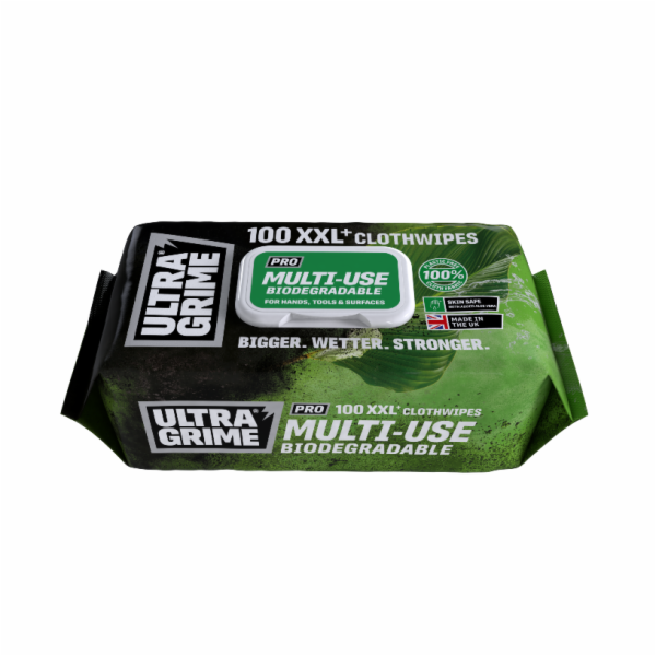 Profi čisticí ubrousky ULTRAGRIME® BIO-MULTIUSE 100ks XXL