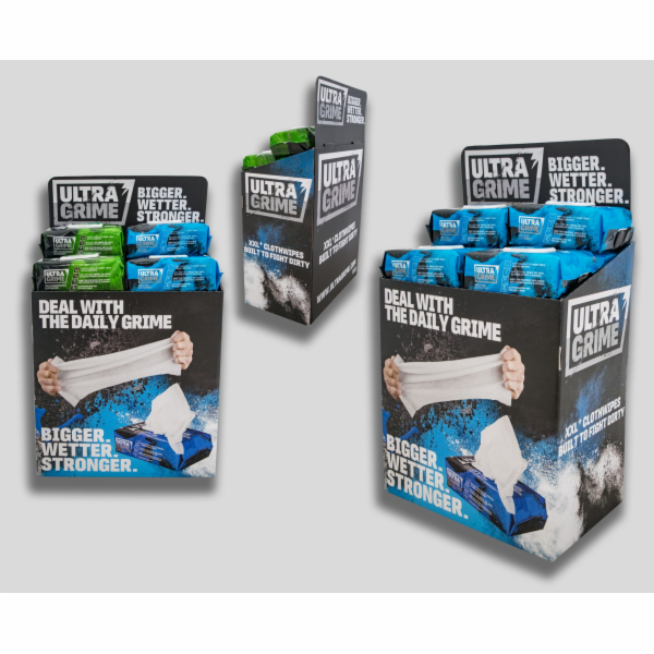 Box 6 balení - Profi čisticí ubrousky ULTRAGRIME® BIO-MUL...