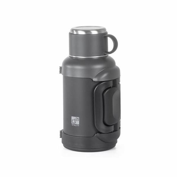 Termoska G21 nerezová 2500 ml, černo-šedá