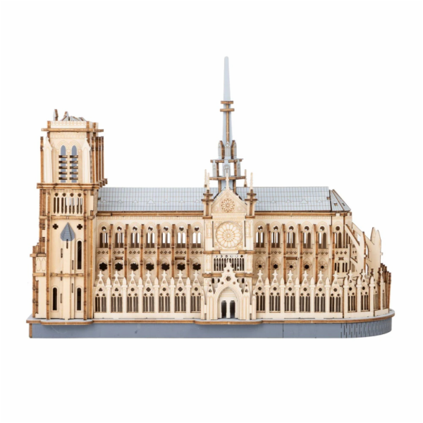 RoboTime 3D dřevěná skládačka Pařížská katedrála Notre-Dame