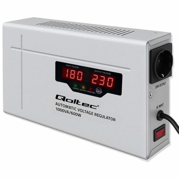 Qoltec Automatický stabilizátor napětí AVR 1000VA 3% | Ko...