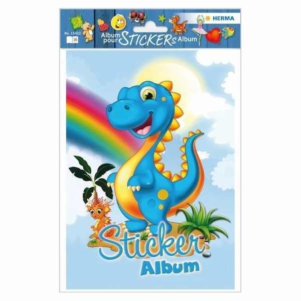 Herma HERMA album s nálepkami pro děti s dinosaury A5