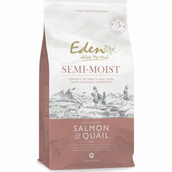 EDEN Semi-Moist Salmon & Quail - polomokré krmivo pro psa...