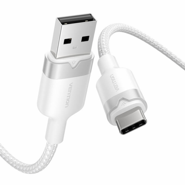 Kabel USB 2.0 A na USB-C 3A Vention CTNWH 2M (bílý)